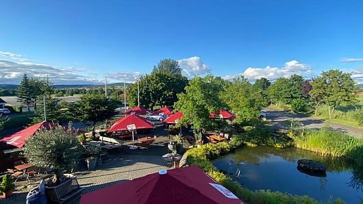 Biergarten in Almendorf