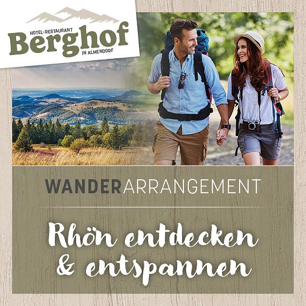 Arrangement In der Rhön wandern