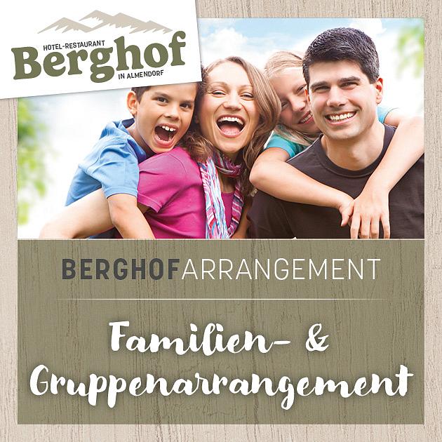 Arrangement Familienzeit im Berghof